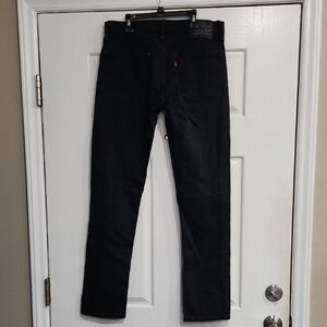 Levi's Black Straight Leg Jeans Timeless Style